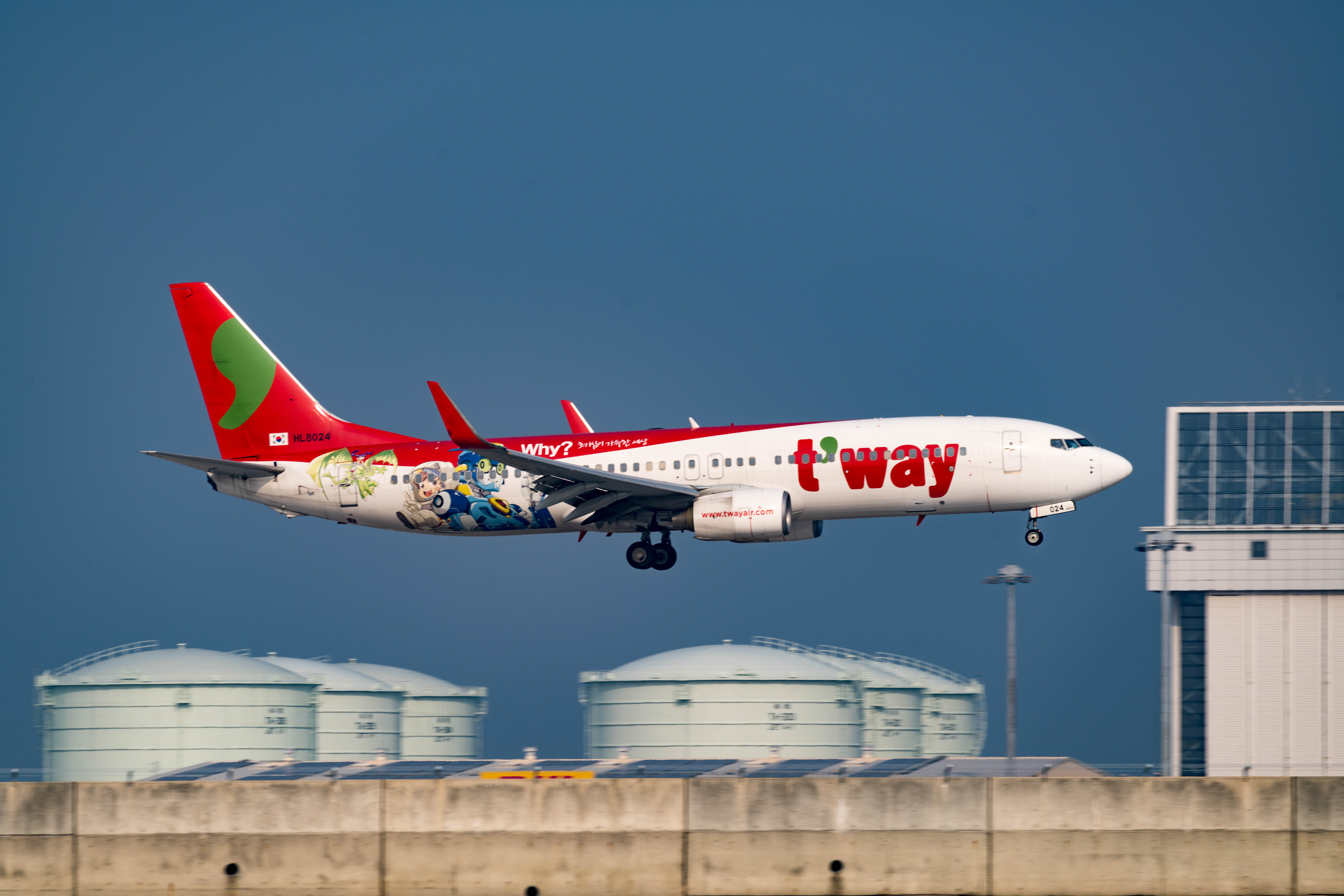 TWB Boeing 737-800 aircraft